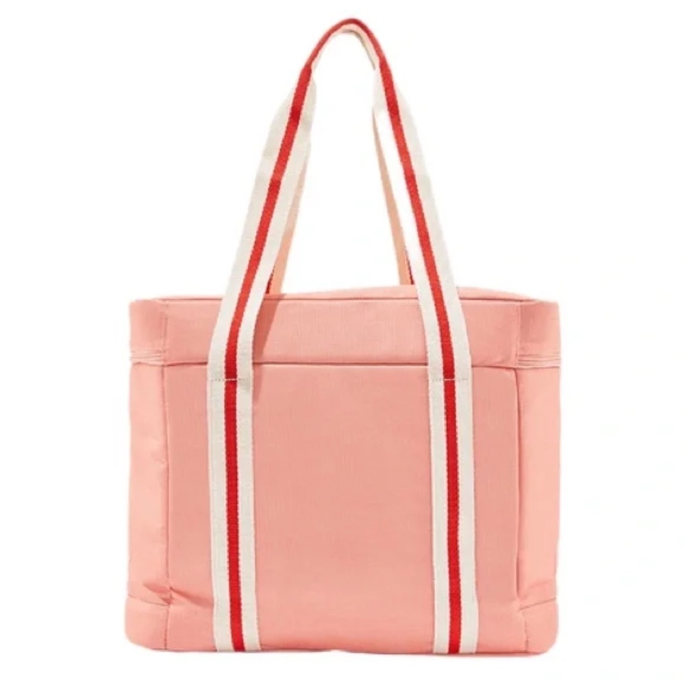 L*Space Costal Cooler Bag Travel Cooler Beach Cooler Insulated Bag Pink - Picture 5 of 7